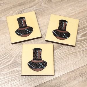 Cleo Teissedre Ceramic Tile Coaster or Trivet